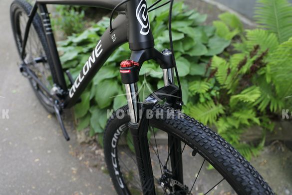 Горный велосипед CYCLONE 29" AX 2023 (20”, чорний матовий)