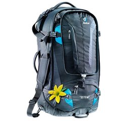 Рюкзак DEUTER Traveller 60+10 SL колір 7321 black-turquoise