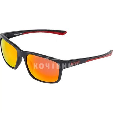 Окуляри Cairn Swim Polarized 3 mat black-red