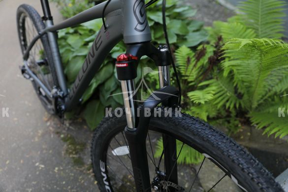 Гірський велосипед CYCLONE 27,5" AX 2023 (17”, сірий матовий)