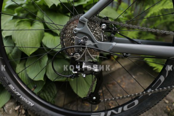 Горный велосипед CYCLONE 27,5" AX 2023 (17”, сірий матовий)