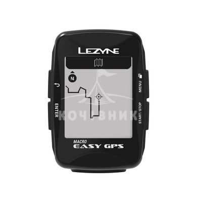 GPS комп'ютер LEZYNE MACRO EASY GPS Чорний Y13