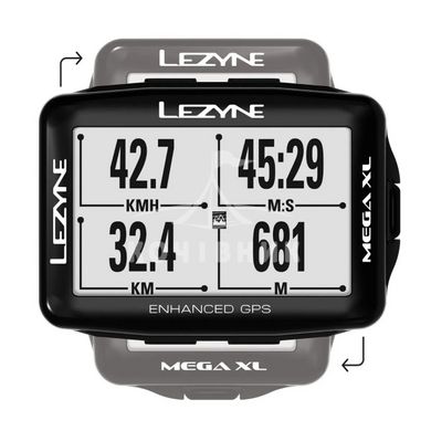 GPS компьютер LEZYNE MEGA XL GPS Чёрный Y13