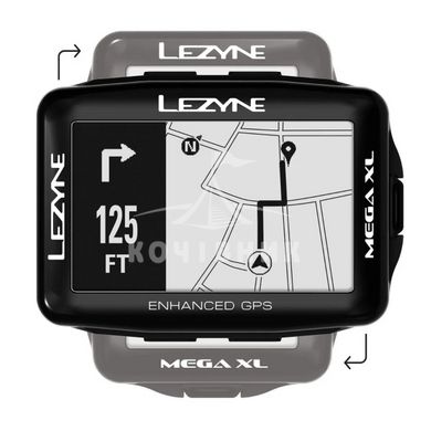 GPS комп'ютер LEZYNE MEGA XL GPS HR/ProSC LOADED Чорний Y14