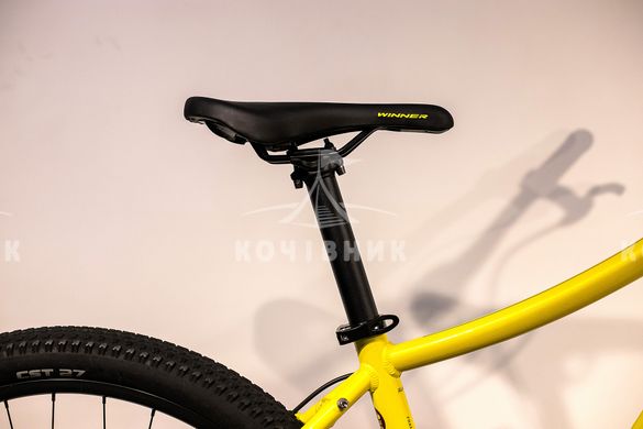 Гірський велосипед WINNER 27,5" ALPINA 2022, 1х8шв. (14.5", жовтий)