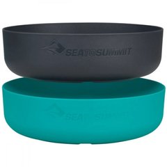Набір посуду Sea To Summit DeltaLight Bowl Set, Pacific Blue/Charcoal, L