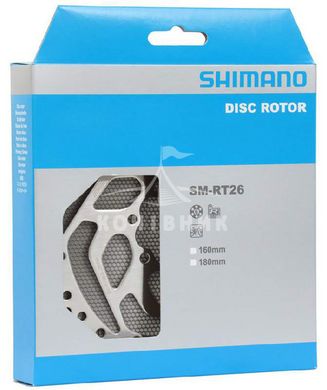 Ротор Shimano SM-RT26-M, 180мм, монтаж 6 болтів
