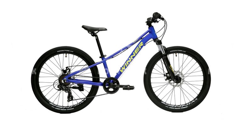 Детский  велосипед WINNER 24" BETTY 2022 (11", синій)