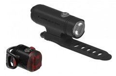 Комплект світла LEZYNE CLASSIC DRIVE / FEMTO USB DRIVE PAIR Чорний матовий/Чорний 500/5 люменів Y13