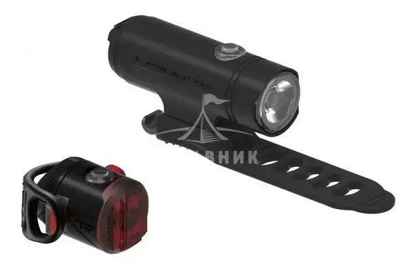 Комплект света LEZYNE CLASSIC DRIVE / FEMTO USB DRIVE PAIR черный матовый/черный 500/5 люмен Y13