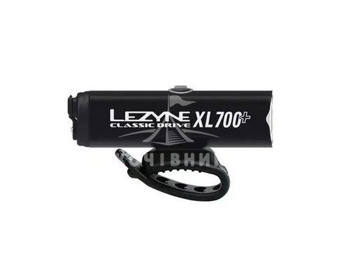 Передний свет LEZYNE CLASSIC DRIVE XL 700+ FRONT черный матовый 700 люмен Y17