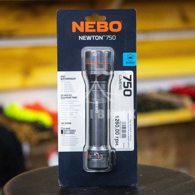 Ліхтар ручний Nebo Newton 750 люмен (NB NEB-FLT-0015-G)