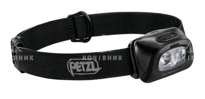 Налобний ліхтар Petzl TACTIKKA+ (350 люмен, black)