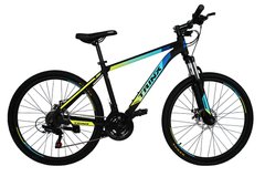 Велосипед Trinx M100 26"х19" Matt-Black-Blue-Yellow