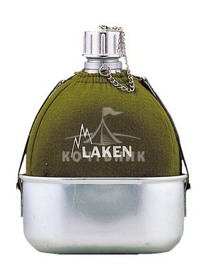 Фляга LAKEN Clasica 1 L with aluminium pot Khaki